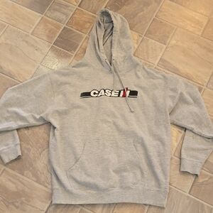Case IH Gray Men's Hoodie